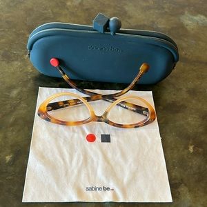 Sabine Be Pretty Orange Optical Eyeglasses in Orange Acetate redefine eyewear.